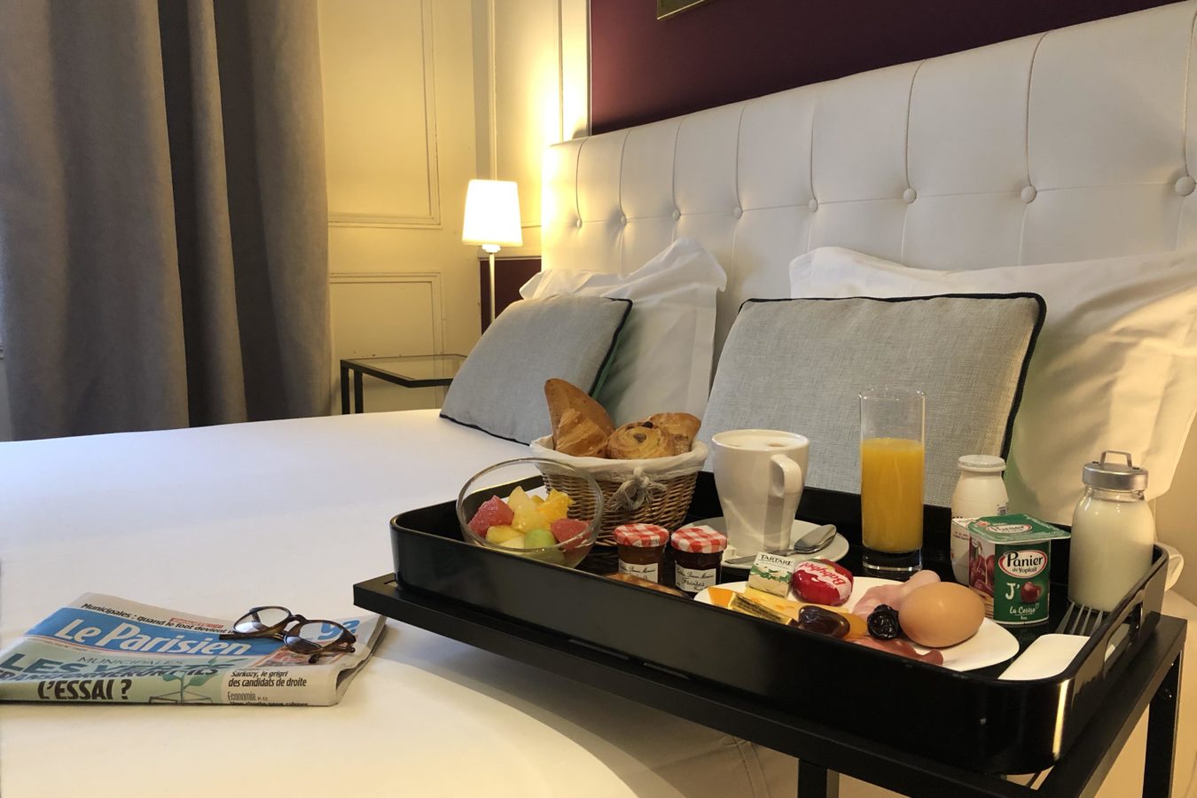 Petit déjeuner chambre Deluxe