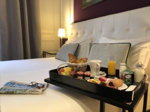 Petit déjeuner chambre Deluxe